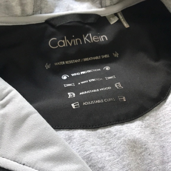 CALVIN KLEIN Black Hooded Rain Jacket - Picture 5 of 5
